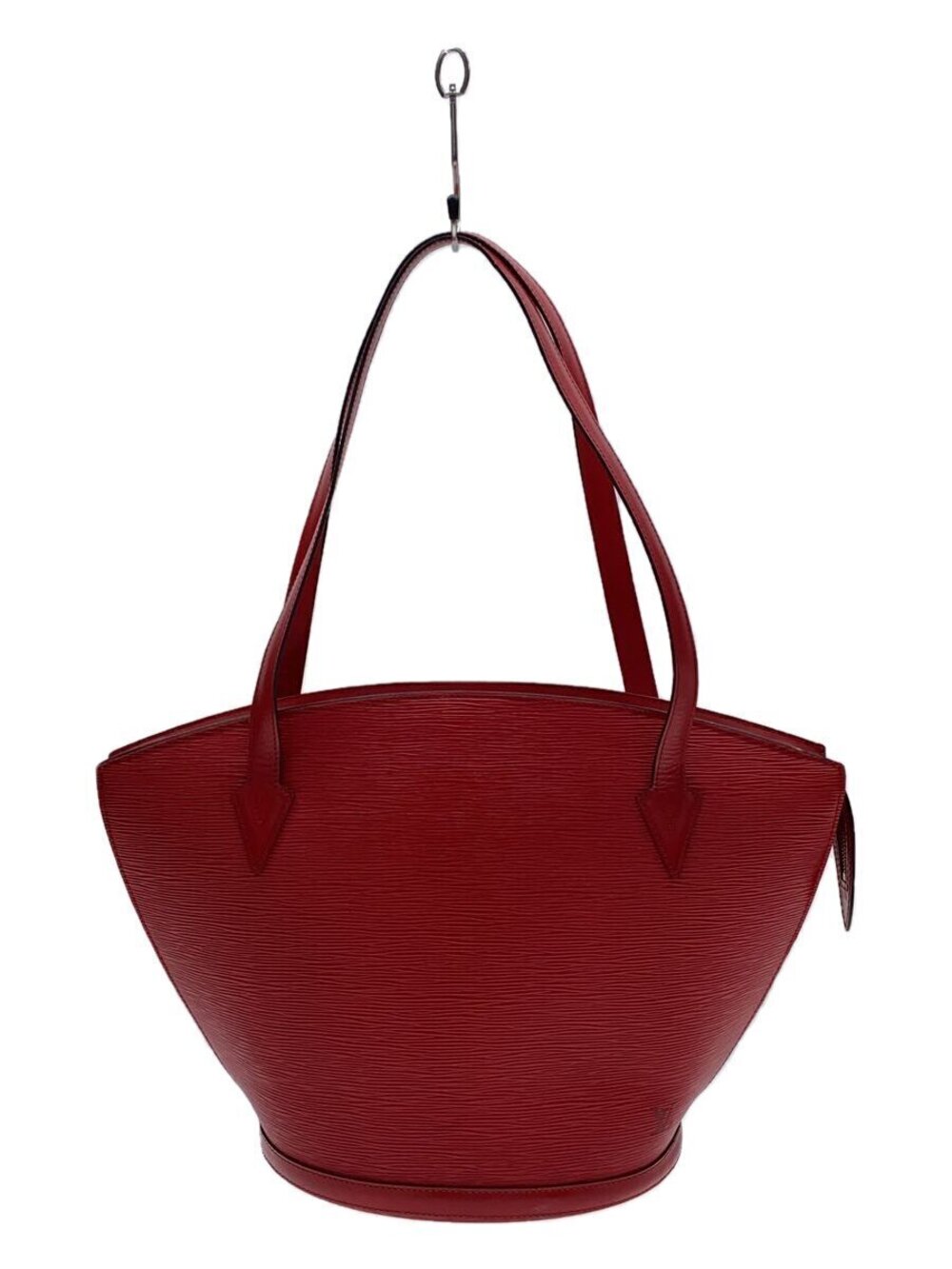 LOUIS VUITTON Saint Jacques Epi Leather Bag RED